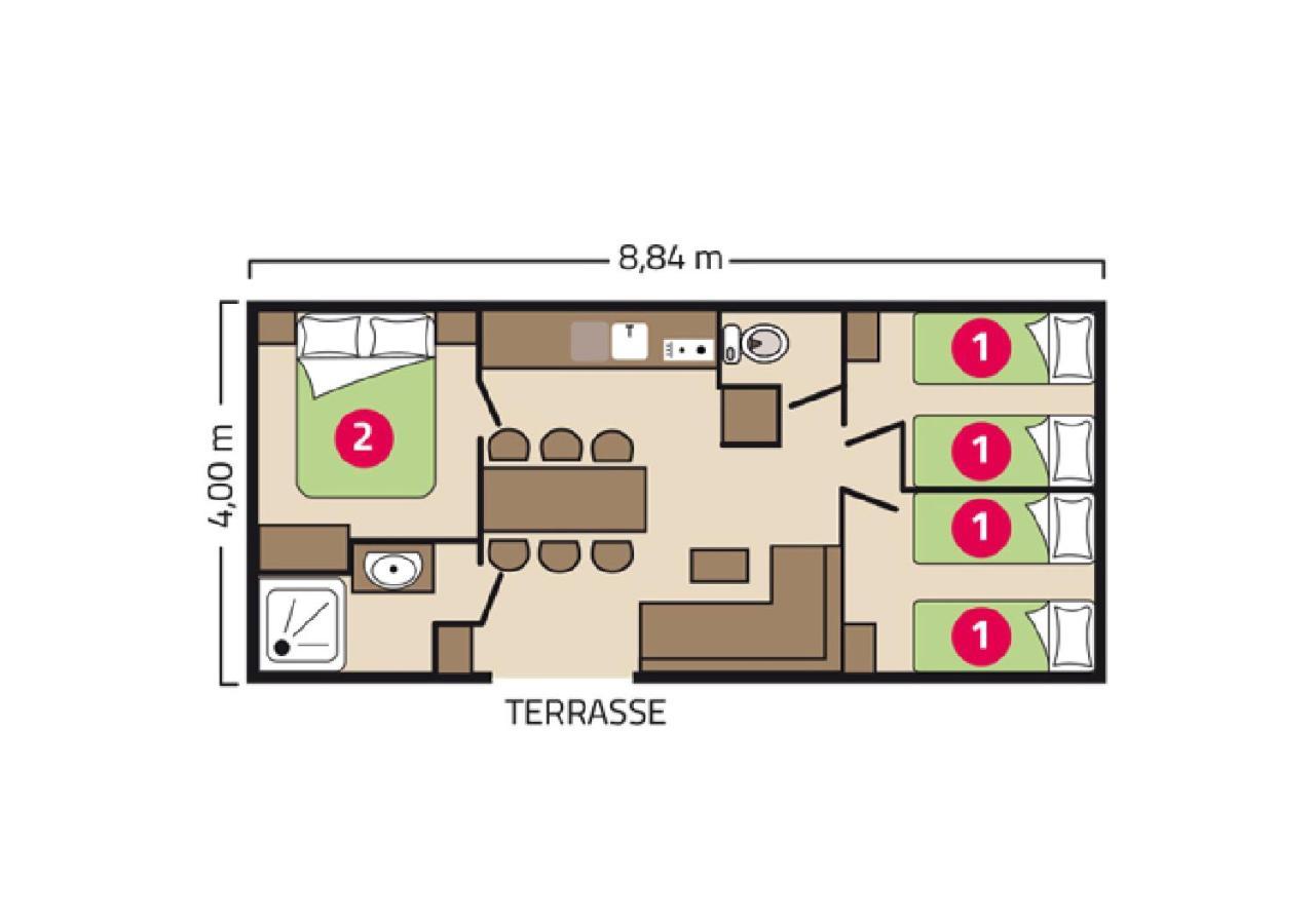 Camping Les Peupliers La Flotte Room photo